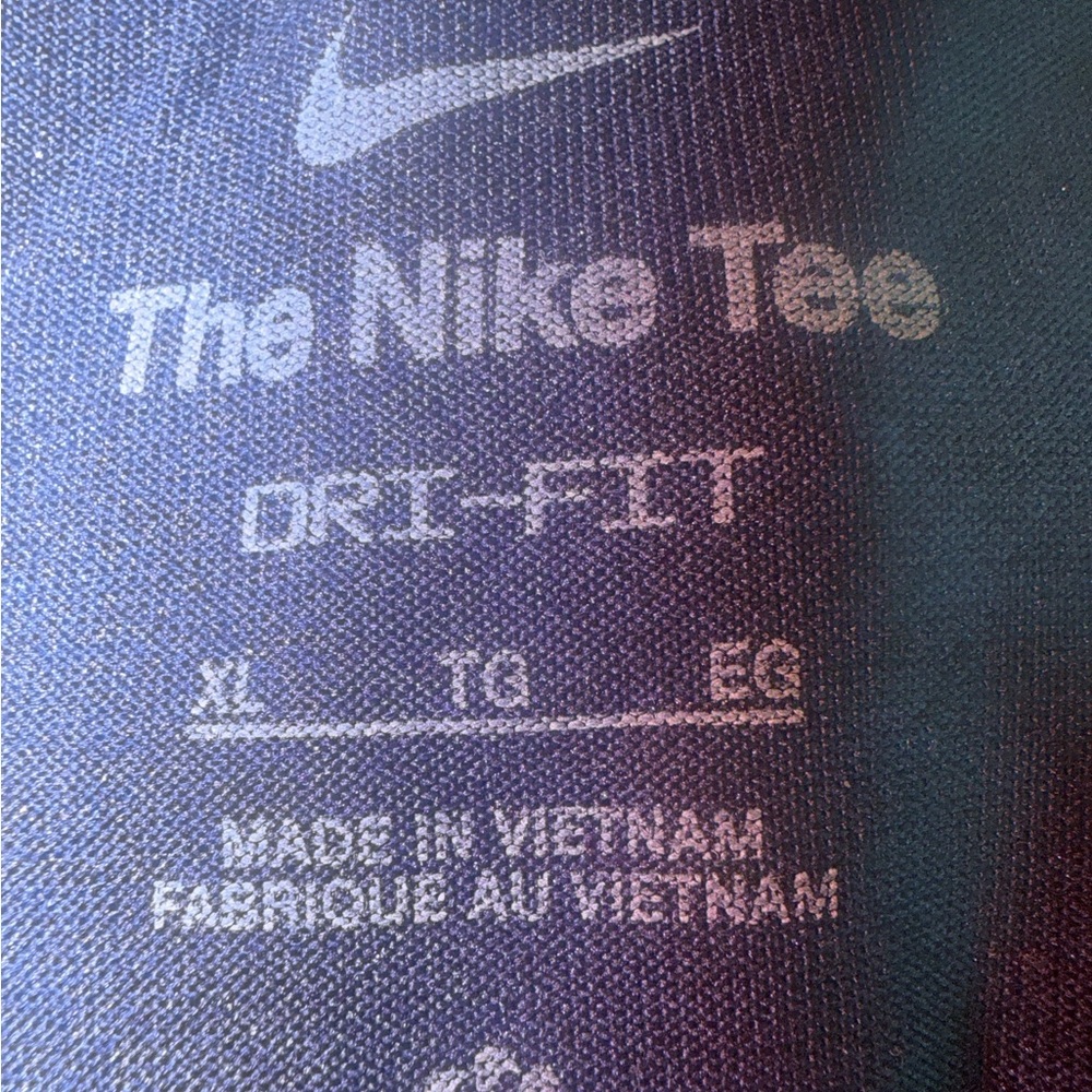 Nike Men's Dri-Fit Dark Blue Short Sleeve Tee Size XL - Picture 5 of 5